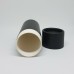 Matte Black cardboard deodorant push up tube container 60mL/2oz ,Eco-friendly paperboard push up tube