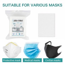 100pcs Disposable Medical Mask Pad Isolation Filter Anti-haze Dustproof Breathable Replacement Cotton Pad