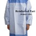 10Pcs/Lot Disposable Surgical Gown Non-Woven Clothes