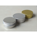 10ml gold Aluminum tins ,golden color Cosmetic Empty Jar Pot, Lip Gloss Balm Holder 10g Gold Tone 4015# slip lid