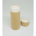 Kraft cardboard deodorant push up tube container 60mL biodegradable.