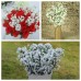 12Pcs Artificial Plastic Gypsophila Baby's Breath Flower Plants Home Wedding Decor