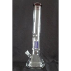 Glass Pipe Honeycomb And Showerhead Perc Oil Rig Glass Hookah， Straight Hookah Pip