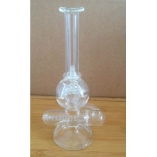 Clear Quality Glass Hookah Oil Rig, Bubbler , glass percolator bong, glass waterpipe bong