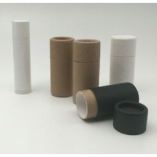 Lip Balm Tubes .25oz 7g - Kraft Paper Cardboard Push-Up Cosmetics Container