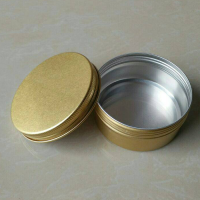 150g aluminum tin , 150ml metal pot , 5oz Aluminium Tin Jars With Screw Cap ,150 gram metal aluminum pots with screw lid 