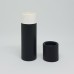 1pc Empty matte black cardboard lip balm push up tube 15mL approx zero waste