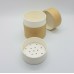 Eco-friendly Paperboard tube  sifter container 10g Kraft sifter loose powder jar containers zero waste, biodegradable