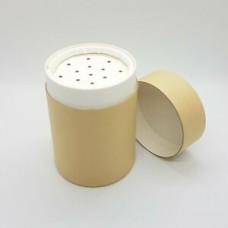 Large Kraft sifter containers loose powder jar zero waste biodegradable