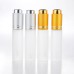 20ml Frosted Golden/ silver glass essential oil sub-bottle portable dropper perfume bottle ,glass sample bottle