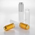 20ml Frosted Golden/ silver glass essential oil sub-bottle portable dropper perfume bottle ,glass sample bottle