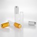 20ml Frosted Golden/ silver glass essential oil sub-bottle portable dropper perfume bottle ,glass sample bottle