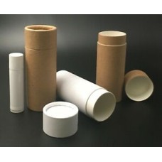 Kraft paper tubes for DIY cosmetics, 2 oz / 60 g Deodorant Lotion Tubes Paper Eco Cardboard Containers ounce ml