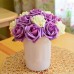 27cm Europe Minimalist Style Handmade Artificial Flowers Home Decor Simulation Flowers Rose