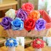 27cm Europe Minimalist Style Handmade Artificial Flowers Home Decor Simulation Flowers Rose