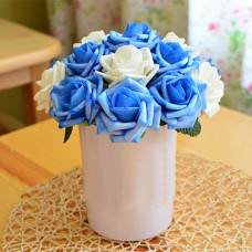 27cm Europe Minimalist Style Handmade Artificial Flowers Home Decor Simulation Flowers Rose