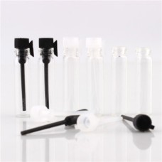 1ML & 2ML Empty Mini Glass Perfume Small Sample Vials Perfume Bottle Laboratory Liquid Test Tube Trial Bottle