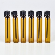 2ml Mini Amber Glass Perfume Small Sample Vials Perfume Bottle Empty Laboratory Liquid Test Tube ,sample perfume vial