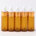 3 5ml Amber Empty Dropper Bottle Portable Aromatherapy Essential Oil Bottle with Refillable Glass Eye Drop bottle