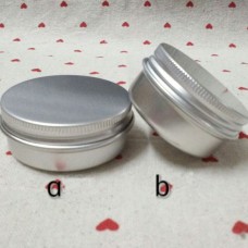 30g Aluminum Jar, 1 oz metal Cosmetic Packaging Container, 30ml aluminum can ,aluminum tin with screw lid ,1oz metal pots