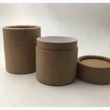 Eco-friendly brown paperboard jars 4 ounce / 120 g Lightweight Kraft Paper Jars ,Cardboard Containers