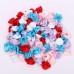 50Pcs 15mm Satin Ribbon Flower Rose