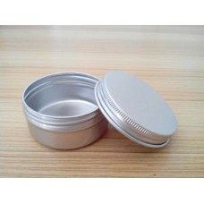 50g empty aluminum jar with screw lid ,50ml aluminum container for skin care cream ointment hand cream solid perfume storage ,aluminum pots