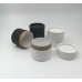 Eco Jars 2oz 60g - Kraft Paper Cosmetics Containers Black White 60 ml 2 ounce