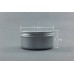 100g Round Tin , 100ml Silver Metal Aluminum Jar w/aluminum Cover Mini Jar , 3.33oz Aluminum Cosmetic Jar with screw Lip Container 