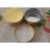 80ml Empty Jars Aluminum Empty Silver Containers Cosmetic Jar Cap Creams Makeup Travel , 80g aluminum tins