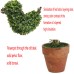 Artificial Potted Plant Plastic Garden Grass Ball Topiary Tree Pot Home Desk Decor