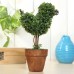 Artificial Potted Plant Plastic Garden Grass Ball Topiary Tree Pot Home Desk Decor