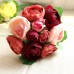 Artificial Silk Flower Peony Bouquet 9 Heads Flowers Home Cafe Decoration Wedding Bridal Party Decor