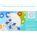 Children N95 Vertical Folding Non Woven Fabric Mask With Breath Valve Anti Dust Mouth Muffle Mouth Mask PM2.5 Respirator