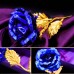 Creative Golden Rose 24K Gold Foil Rose Birthday Wedding Party Gift Flower Home Decor