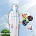 Disposable Anti-epidemic Antibacterial Plastic Closures Isolation Suit Protective Clothing Dust-proof Coveralls Antistatic