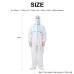 Disposable Anti-epidemic Antibacterial Plastic Closures Isolation Suit Protective Clothing Dust-proof Coveralls Antistatic