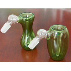 Glass Slide Bowl males Round Transparent green Bowl 