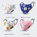 Kids Children Cotton Anti-Dust Face Mouth Mask Cartoon PM2.5 Protective Respirator Reusable Anti Flu Masks Random Color