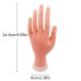 Nail Practice Hand Model Flexible Movable Silicone Prosthetic Soft Fake Hands for Nail Art Training Display Model Manicure Tool