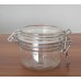 PET Jar with White Rubber Seal & Locking Metal Clasp ,Clear Plastic Jar Metal Clasp Lid Mason Jar  Assorted Colors 2oz 3oz 4oz 5oz 6oz 7oz 8oz 9oz 10oz 12oz 14oz 16oz 18oz 20oz 