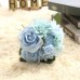 Rose Artificial Flowers Bridal Bouquet Fake Flower for Home Wedding Decoration