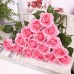 Rose Artificial Flowers Single Branch Fake Flower for Home Decoration Wedding Moistening Silk Roses