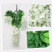 Simulation Flower Simulation Phalaenopsis Wisteria Home Wall Garden Window Decor