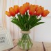 Single Branch Mini Tulip Artificial Flowers Fake Flower for Home Wedding Decoration