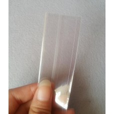 105 mm - 120 mm 2 mil Clear Shrink sealing Bands,PVC/POF heat shrinkable film labels with Easy tear line , a single vertical perforation,1000/lot 