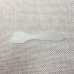 Make-Up Spatulas 5" White，Mini Curved Cosmetic Spatula Scoop Makeup Mask Spatula Cream spoon Plastic Spoon