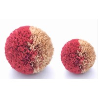 DIY Craft Pom Poms For Christmas, Hot sale high quality customized straw pom pom ,multi color pompoms straw ball ,raffia decoration