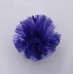 Navy color Plastic Pom Poms , Hot sale high quality customized PP plastic flower handmade crafts