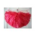 Navy color Plastic Pom Poms , Hot sale high quality customized PP plastic flower handmade crafts